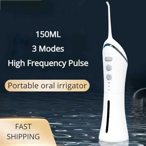 Oral Irrigators 150ML Tooth Flosser Electric Portable Home Dental Water Flossing Oral Teeth Cleaning Dental Spray Teeth Cleaner Dental Scaler G230523