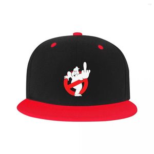 Top Caps Custom Ghost Busters Beyzbol Kapağı Erkekler Kadın Doğaüstü Film Düz Snapback Hip Hop Hat Açık