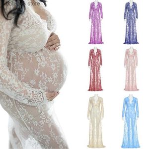 Maternity Dresses Plus Size 4XL Maternity Lace Dress Women Sexy Maternity Photography Props maxi dresses Fancy shooting photo Pregnant Clothes T230523