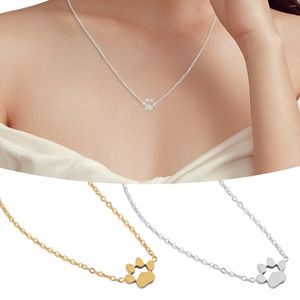 Chains Jewelry For Women Stainless Steel Glue Dripping Dog Necklace Crystal Charms Making Chain Men