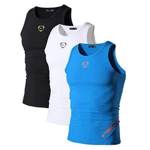 قمم دبابة الرجال جينزيان 3 باك سبورت دبابات قمصان Tanktops بلا أكمام تدير GREM Worning Fitness LSL3306 Packa 230522