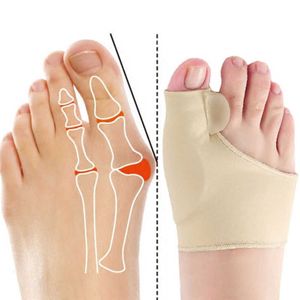 Ayak bileği desteği 1 çift bakım kemik başparmak ayarlayıcı orthotics yumuşak ayak çorapları bunyon düzleştirici p230523