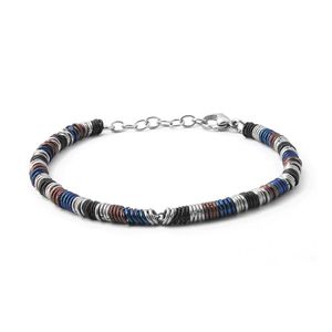 Bangle Runda Mężczyzn Bracelets String Bracelets wielokolorowy regulowany łańcuch ręcznie robiony biżuteria modowa wytwarzająca stal nierdzewna