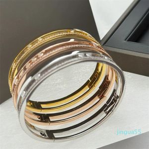 gold bangle bracelets for women teen girls set designer jewelry necklace unisex Fashion Party Christmas Wedding gifts Birthday