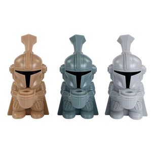 Star Wars The Mandalorian Silicone Bong Dab Rigs Water Pipe Bong Unbreakable Oil Rig com 14mm Glass Bowl mini bongs em estoque