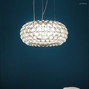 Hängslampor inomhus italienska foscarini caboche ljuskronor designer kreativ matsal hängande ledljus vardagsrum sovrum