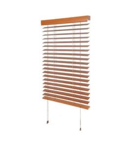 Basswood Wooden Blinds Shutter Ladder Tape Ecofriendly Sun Shades Brown 50mm Slat Venetian Blinds for Window Tearoom Home W2203094875629