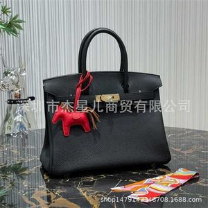 Tote Birkin Bag h Erme She Used to Sew H's Portable Women's Bk25bk30togo Leather Swift Leather 89 Black Gold Zc
