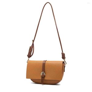 Borse da sera MS Borsa a tracolla in pelle di mucca di lusso per donna Messenger Satchel Semicerchio Sella Borsa a tracolla Borsa da donna francese 2023