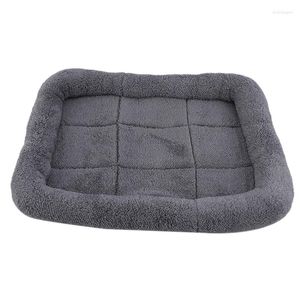 Cat Beds Warm Fleece Blanket Sofa Mat House Nest Fall Winter Pet Bed For Lounger Dog