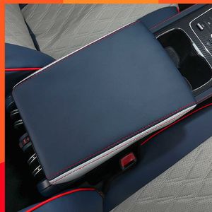 New for Byd Atto 3 2022 2023 Leather Car Armrest Mat Interior Auto Storage Box Dust-proof Cushion Cover Protector Accessories