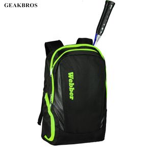Tenis çantaları Çok fonksiyonlu raket çantası badminton tenis sırt çantası spor fitness spor çantası bağımsız ayakkabılar depolama raket çantası 230523