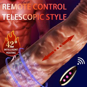 Automatic telecommunications robot Real sex toy for wireless remote of women Dildo Vibrator