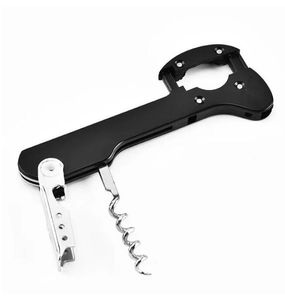 Boomerang Wine Opener Corkscrew Black Cork Screw with Foil Cutter for Waiters Servers Sommelier Restaurant