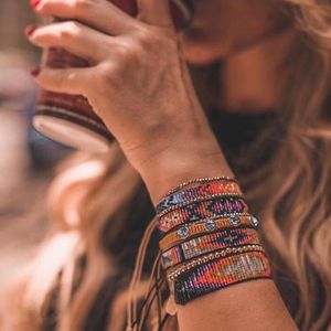 Bangle Zhongvi Miyuki Armband för kvinnor mexikanska vinterpärla armband femme smycken 2020 smycken bästa vän gåva pulseras grossist