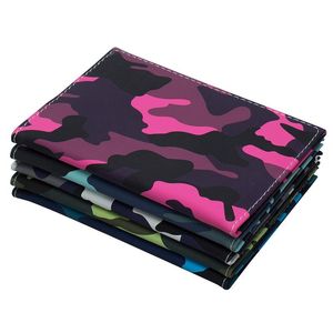 Titolari di carte 2023 Moda generale da uomo Semplice minimalista Camouflage Passaporto Clip Cover Bag Portabiglietti