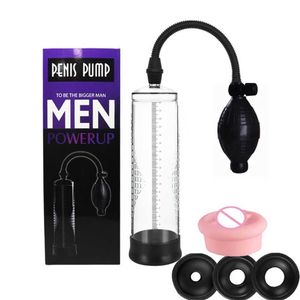 Vacuum Pump Voor vergroting Male Enhancement Big Erectie Cock Pomp Masturbator Penis Trainer sex toys for man 70% Outlet Store Sale