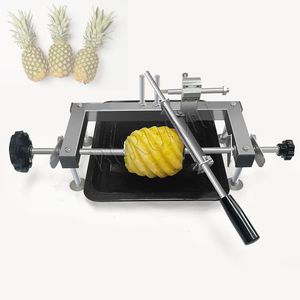 manual 304stainless steel pineapple peeler and corer machine ananas fruit peeling machine hand pineapple skin remover machine
