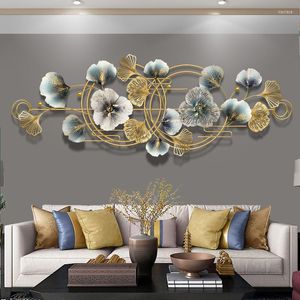 Dekorativa figurer vardagsrum väggdekoration ginkgo blad prydnader sovrum bakgrund hänge tredimensionell