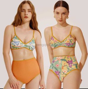 Damskie stroje kąpielowe Nowy podwójny talię podwójny zużycie bikini stroje kąpielowe Kobiety Summer Fashion Szybkie kostium kąpielowy Kącik Bikini ubrania Y23