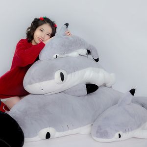 Plush Dolls 50/70/100cm YOGIN Sharkitty Plush Toys Animal Doll Comforting Children's Large Sleeping Pillow Sleep Cushion Christma Gift 230523