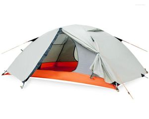 Палатки и укрытия на открытом воздухе DoubleLayer Профессиональный алюминиевый полюс палаток Альпийское кемпинговое оборудование четыре сезона.