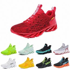 Män löparskor andas ut tränare varggrå turné gul ​​teal trippel svart grön ljus brun brons kamel herr utomhus sport sneakers fem 072v#