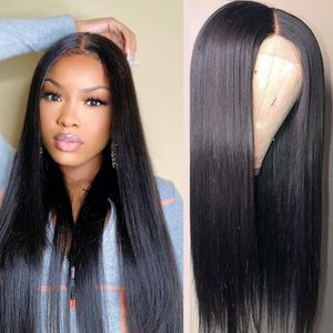 Black Pearl Straight Lace Front Wig Human Hair Wig Lace Wigs for Women 4X4 Lace Wigs Brazilian Remy Straight Frontal Wig