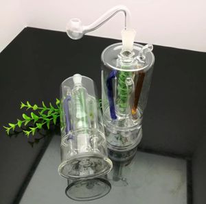 Rury dymowe Hookah Bong Glass Rig Oil Water Bongs Kolor Multi Claw Dis Tart Partition Silent Glass Hookah Butelka