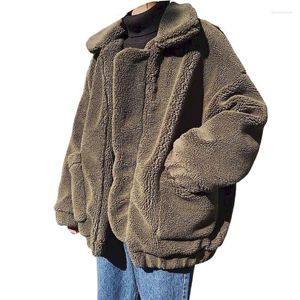 Giacche da uomo Cappotto in lana di agnello spesso in cotone Giacca imbottita invernale in tessuto Jaquetas stile coreano Warm Plus Size Casaco Masculino