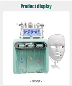 Economic type Hydro facial skin rejuvenation small bubble oxygen jet peel skin cleaning 7 in 1 hydra beauty machine