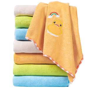 EHEH 75*35cm microfiber Fabric cartoon towel anime rainbow animals pattern Quick-drying Absorbent Durable soft face towel