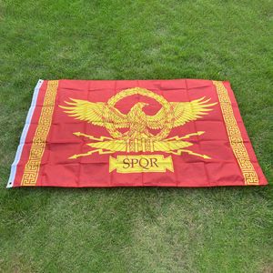 バナーフラグaerxemrbrae flag150x90cm sp​​qrローマ帝国上院とローマの旗装飾の人々のためのバナーG230524