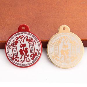 Colares pendentes feng shui amuleto oito trigrram chinês taoísmo yin yang tai chi chi cobre colar charme mascote gargantilha crafts de jóias