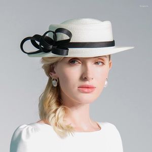 Szerokie brzegowe czapki x4165 Lady Summ Sun Hat Royal Ascot Flat Girl