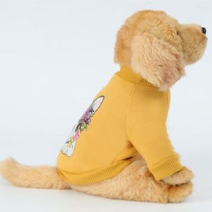 Hundkläder snyggt husdjurskläder elastisk mode valp tröja rund nacke bedårande för teddy