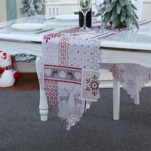 Table Cloth Cover Decoration Runner Party Christmas Banner For Dinner Kitchen Dining Cotton Linen Tablecloth #50g