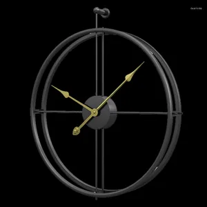 Zegary ścienne kutego żelaza zegara do dekoracji domowej biuro duży rozmiar montowany naciek europejski nowoczesny design wiszące zegarki