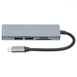 I 1 USB C HUB 5Gbps Transfer Ultra HD 3840x2160 30Hz 4K PD -laddningsdockningsstation för hemmakontorets resa