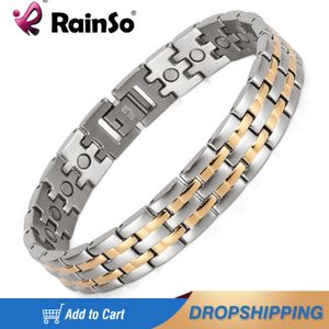 Bangle Raino Full Magnetic Armband Men Designar rostfritt stål smycken charm armband armband för hälso armband 2019