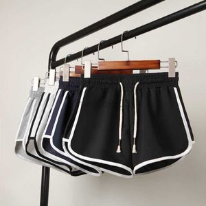 Damen-Shorts, Sommermode, lässige Hose, Shorts für Damen, Bonbonfarben, atmungsaktiv, Übergröße, lässige Damen-Shorts mit elastischer Taille, kurze Sporthose Y23