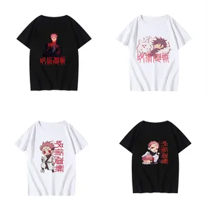 Женские рубашки T Jujutsu kaisen anime Женщины Tshirt gojo satoru print Рубашка с коротким рукавом повседневная женская одежда