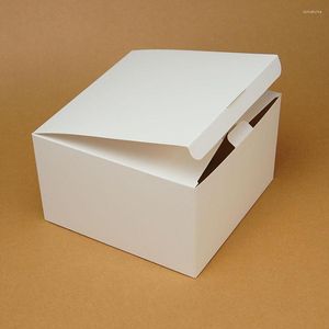 Present Wrap 5st Clothing Baseball Cap Packaging Boxes Anpassade logotypgåvor Box Square Paper