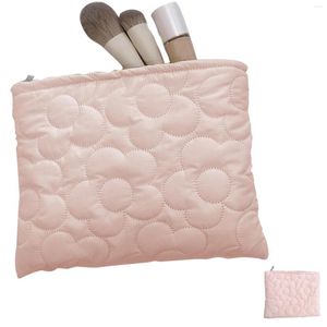 Borse portaoggetti Make Up Women Cosmetic Bag Small Wash Zipper Travel Makeup Organizer Borsa da toilette ispessita Rossetto Gioielli