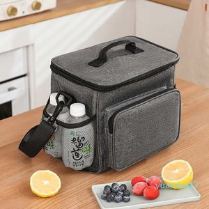 Pacote de mochila com comida portátil à prova d'água Hot Capacente Longe Box Pack Box Bag Organizador de bolsa de piquenique isolada