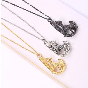 Pendant Necklaces Cremation Dog Hookz Jewelry Memorial Necklace For Ashes Stainless Steel Holder Locket