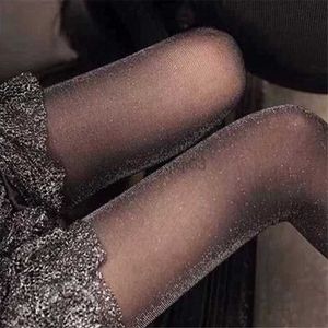 Meias meias da nova meia brilhante meias de meia -calça glitter feminino lisadas lisadas por atacado cc1049 y23