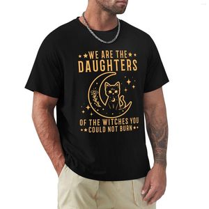 Polos masculinos, somos as filhas das bruxas que você não poderia queimar - Sunset Vintage Camiseta Fundamental de Halloween