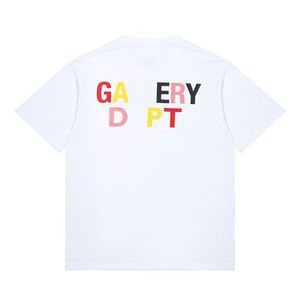 Erkek Tees Baskı Mektubu Tişörtleri Kadın Tasarımcı Gevşek Pamuk Şortlu Kol Tişörtleri Jumper Üstler Adam Şık Gömlek Lüks Giyim Sokak Giyim Hip Hop Moda Giysileri