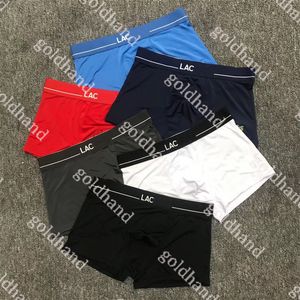 Crocodile Boxers Mens Sexy Underwear Summer Cool Thin Sports Underpants Fashion Solid Color Shorts 3pce/Lot